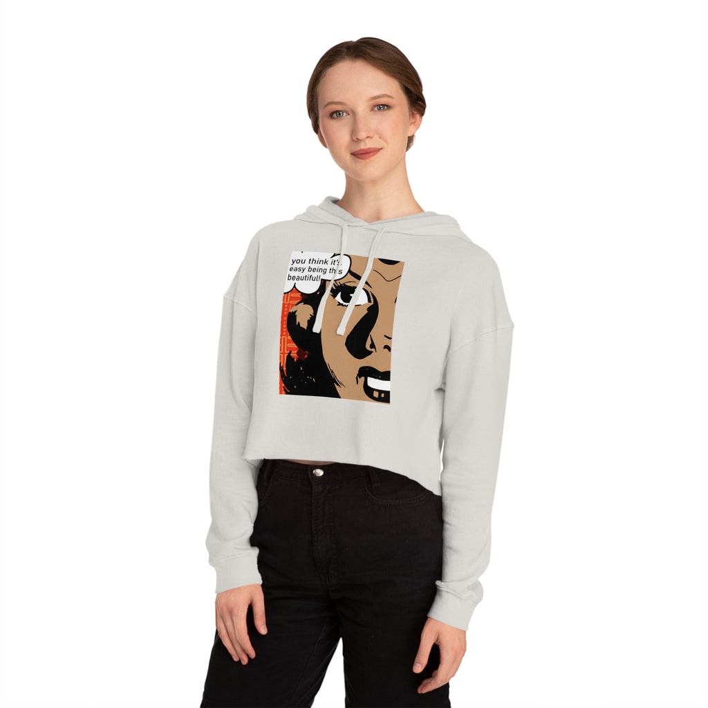 Badblood Confidence Cropped Hoodie | Women's Streetwear Cropped Sweatshirt