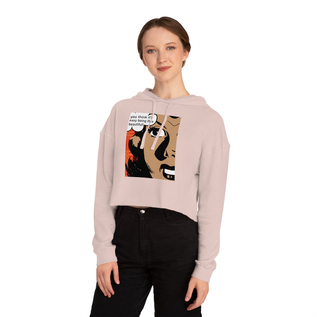 Badblood Confidence Cropped Hoodie | Women's Streetwear Cropped Sweatshirt