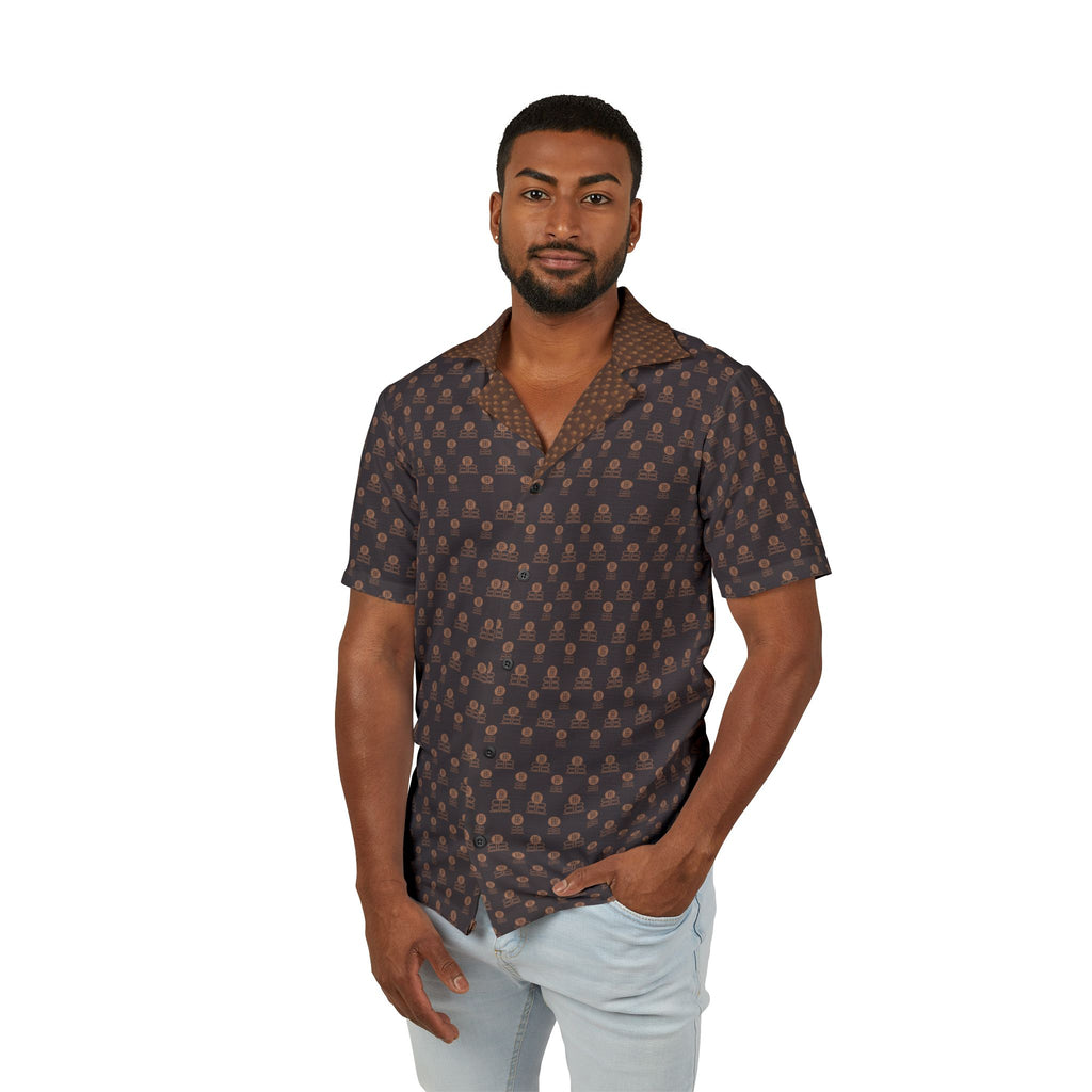 Brown BadBlood Patterned Shirt