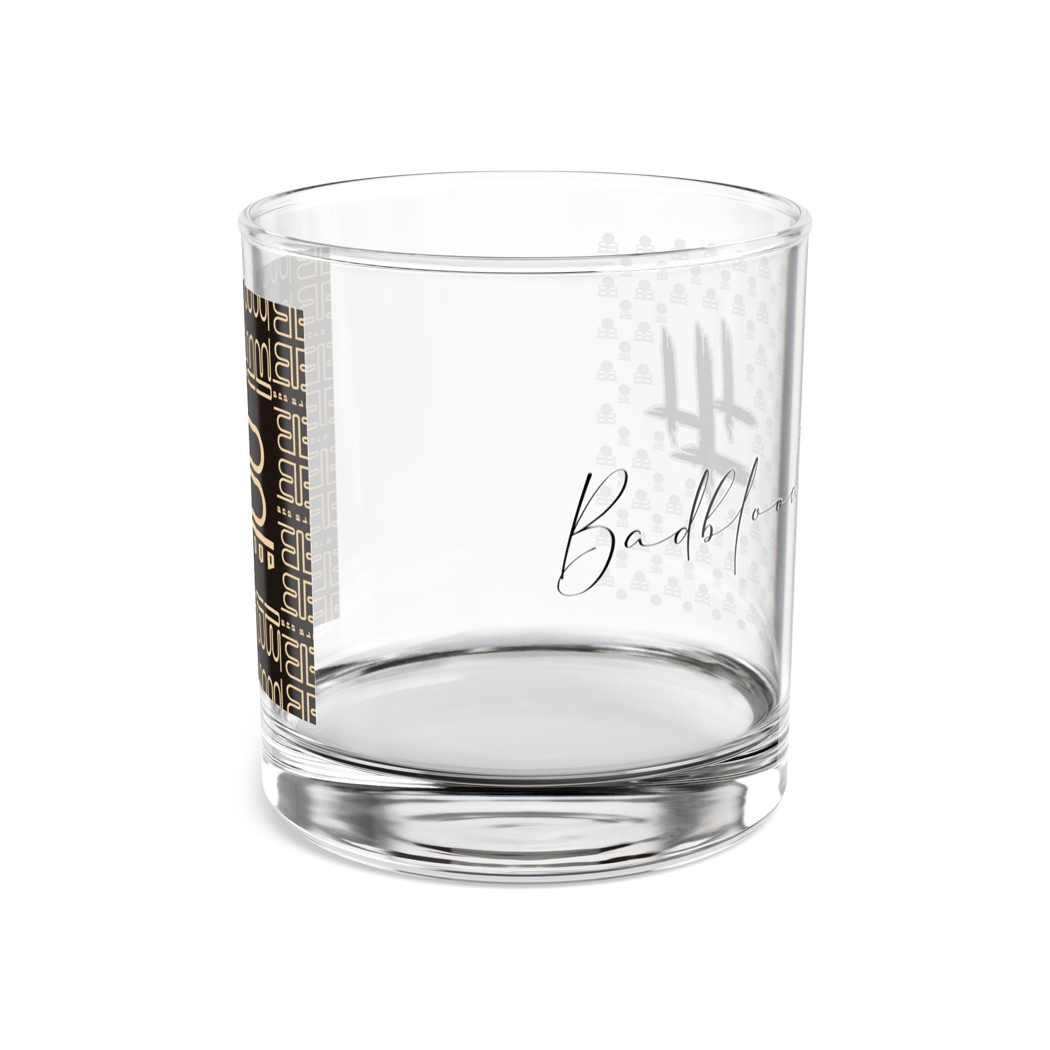 BAD BLOOD Logo Rocks Glass | 10-oz Whiskey Tumbler