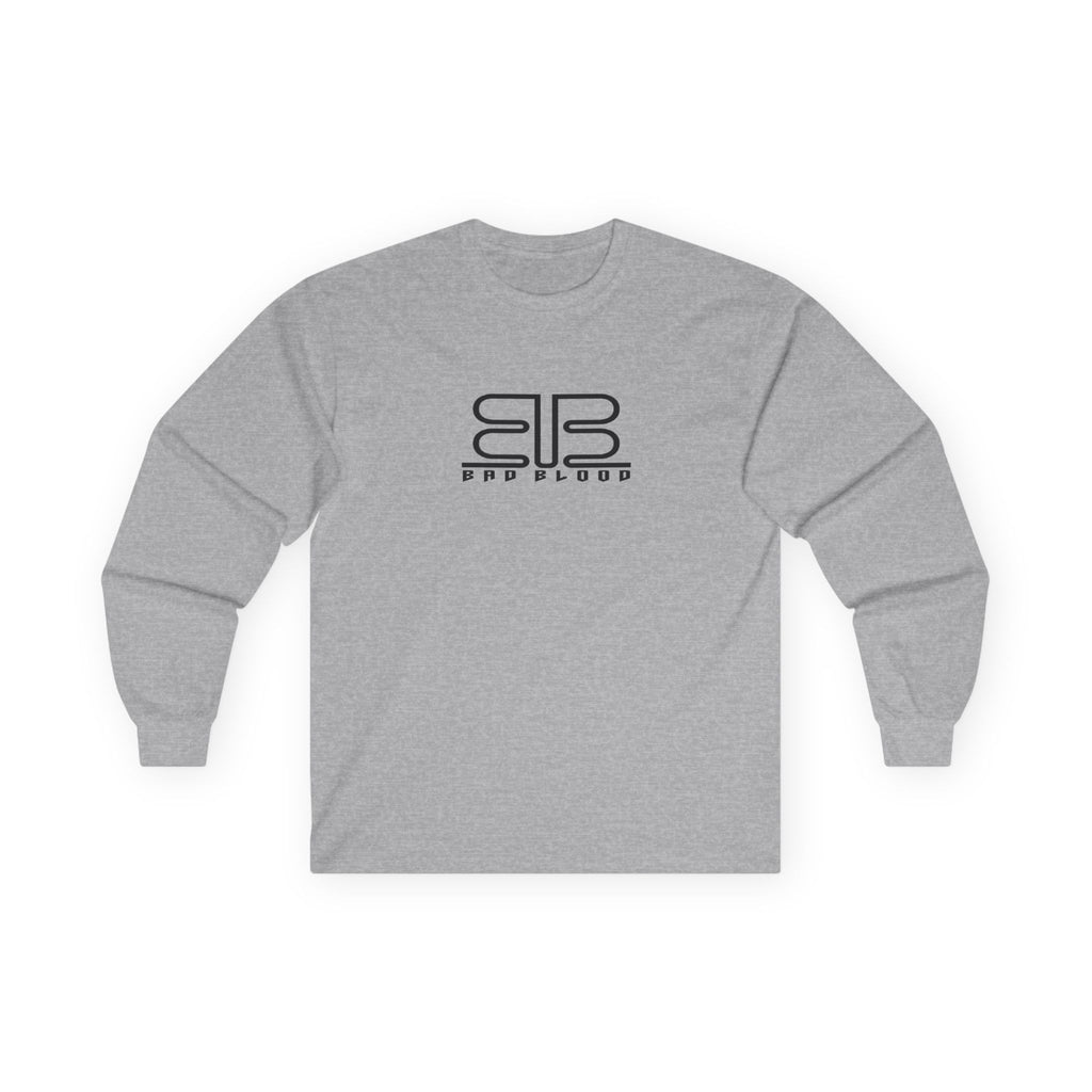 Abstract Female Portrait Graphic Long Sleeve Tee | Split Photo Collage