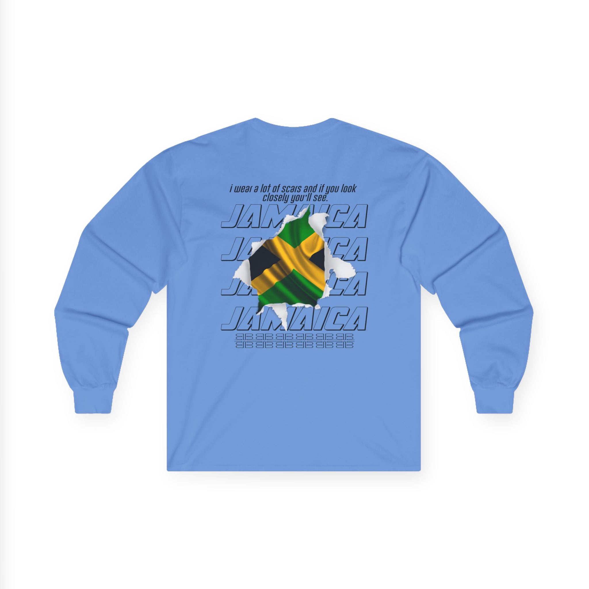 Abstract Female Portrait Graphic Long Sleeve Tee | Split Photo Collage