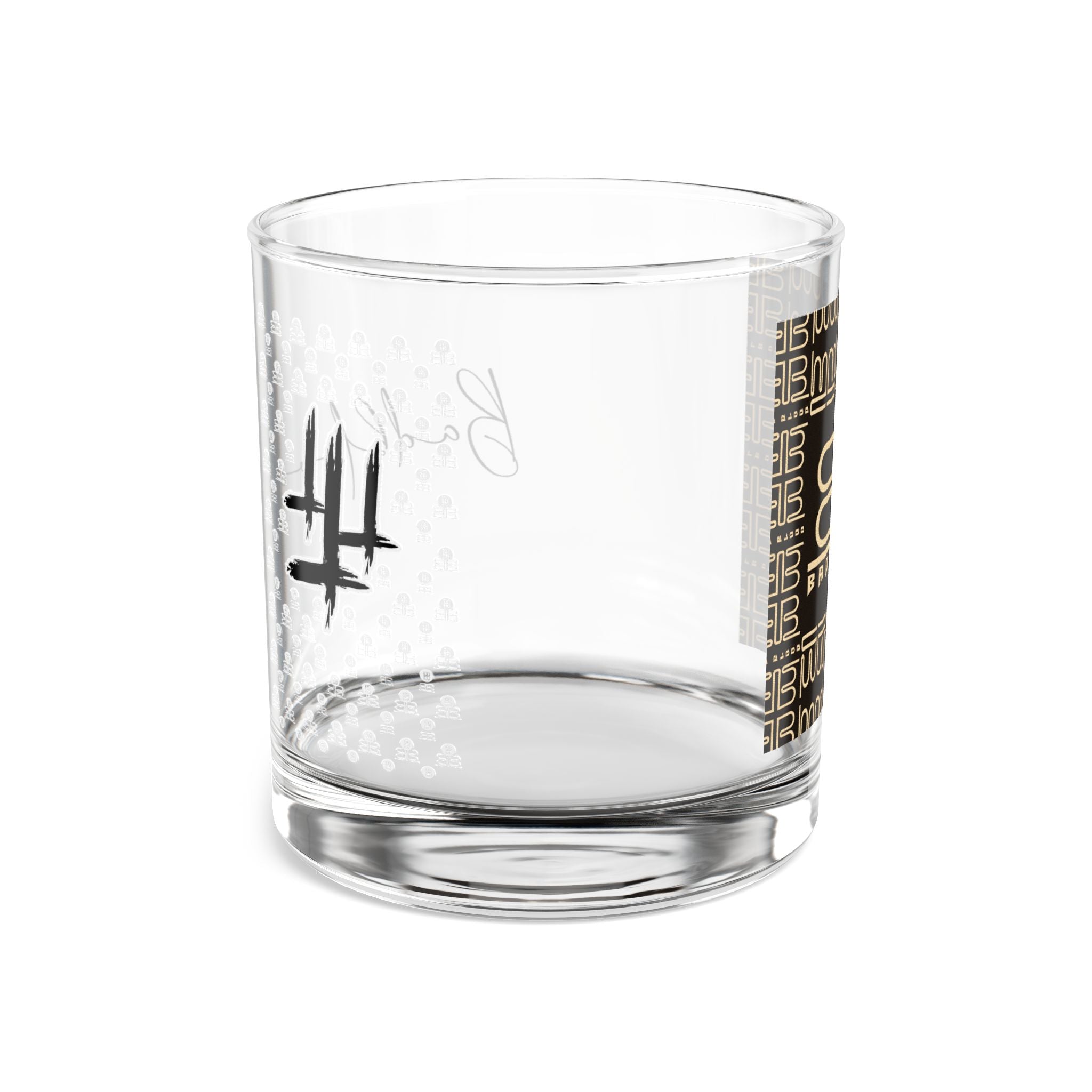 BAD BLOOD Logo Rocks Glass | 10-oz Whiskey Tumbler
