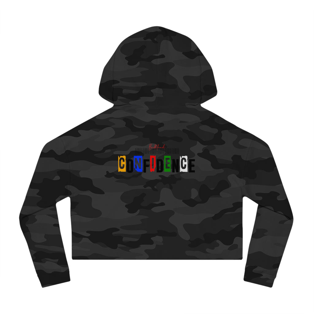 Badblood Confidence Cropped Hoodie | Women's Streetwear Cropped Sweatshirt