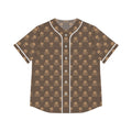 Badblood Signature Monogram Baseball Jersey – Brown & Tan
