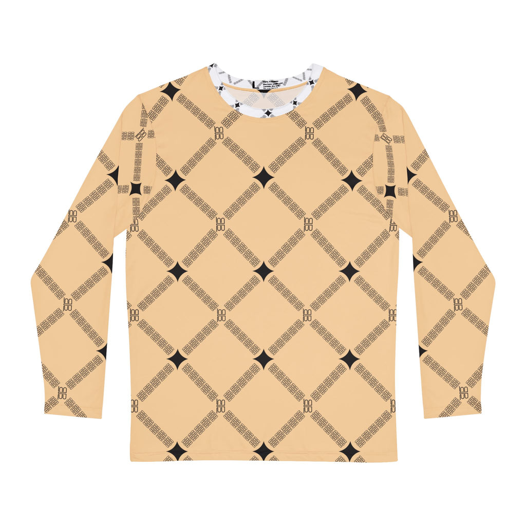Men's Diamond pattern Long Sleeve Shirt