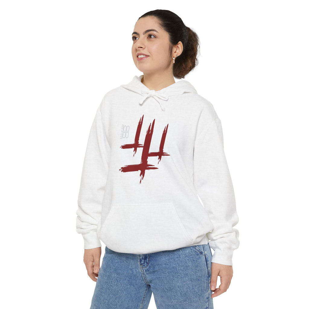 Wisdom angel statue graphic Hoodie | Gothic emblem brushstroke symbol