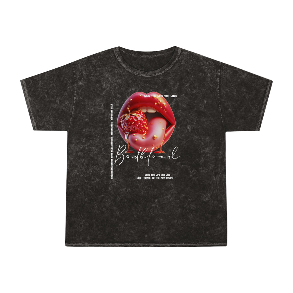 Strawberry Kiss Mineral-Wash T-Shirt
