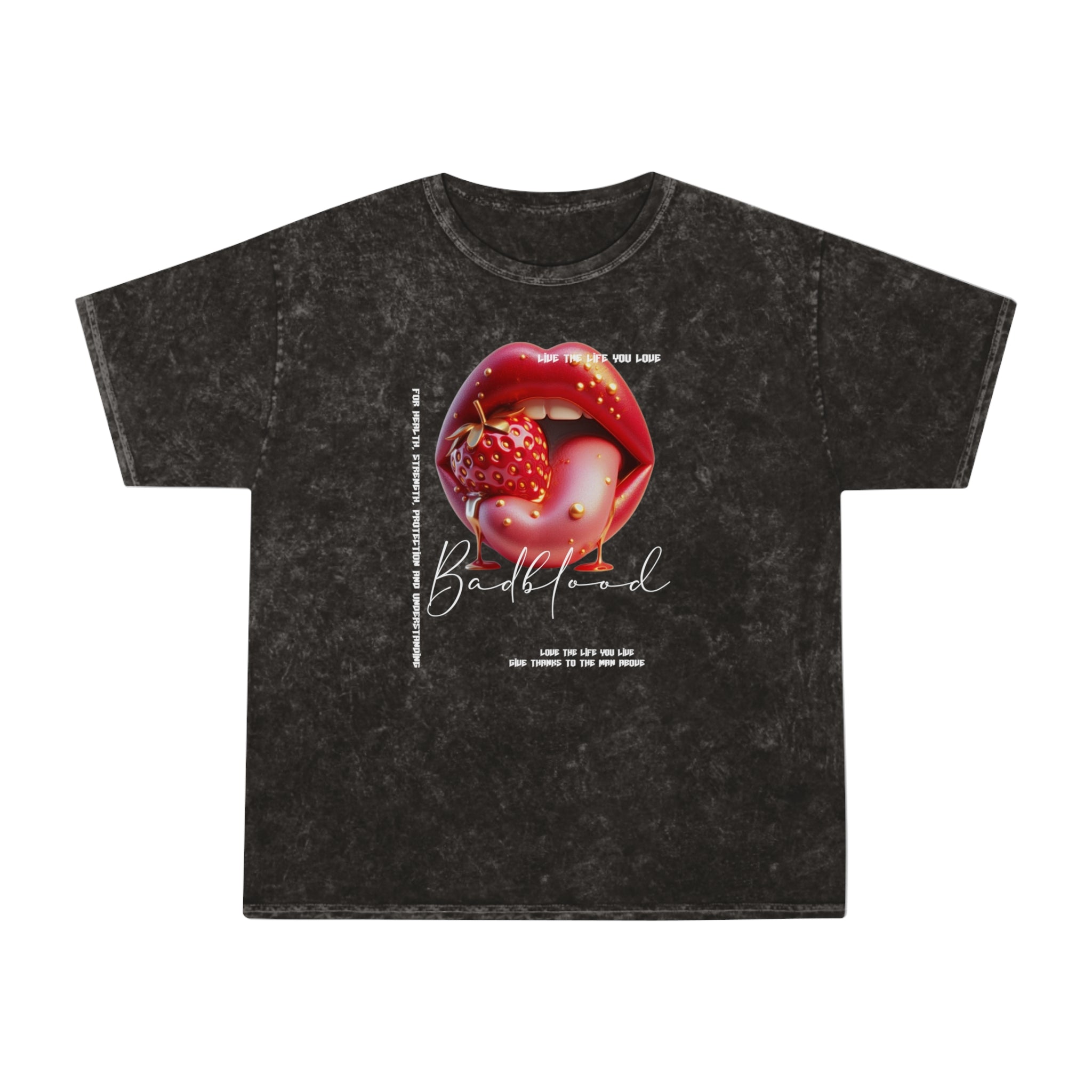 Strawberry Kiss Mineral-Wash T-Shirt