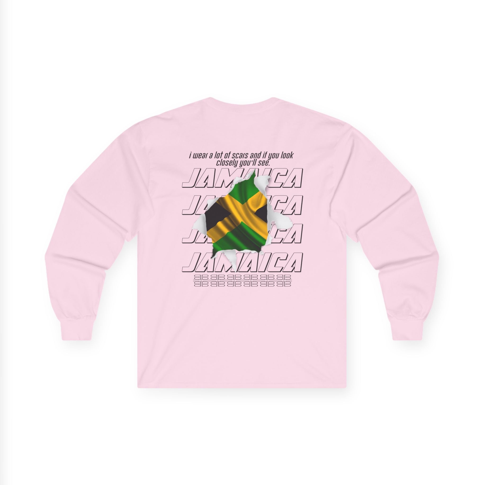 Abstract Female Portrait Graphic Long Sleeve Tee | Split Photo Collage
