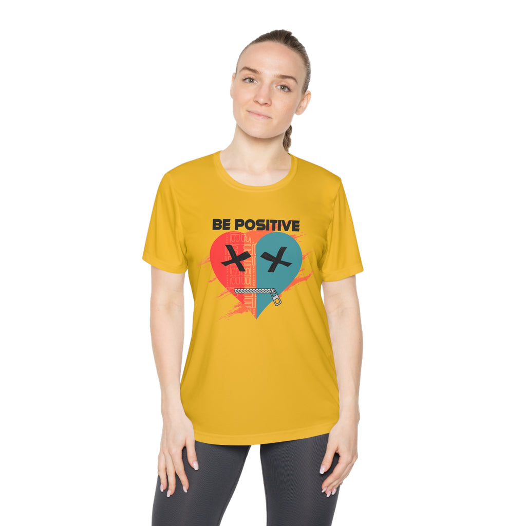Be Positive Broken Heart graphic tee | Ladies Competitor Tee
