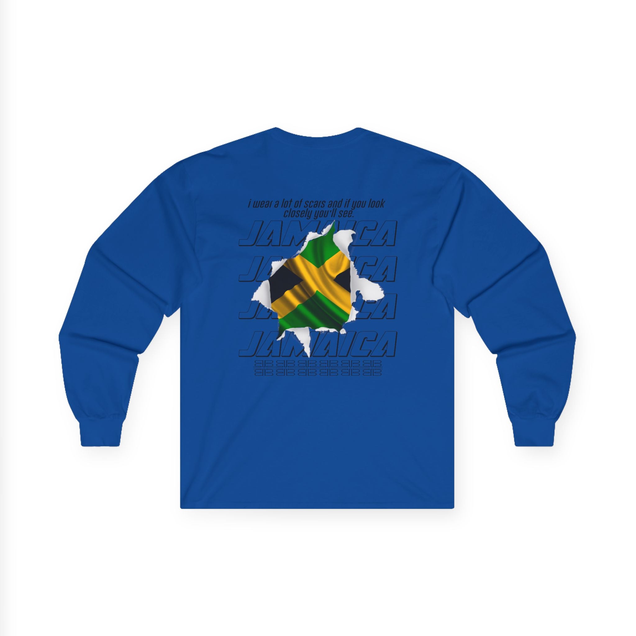 Abstract Female Portrait Graphic Long Sleeve Tee | Split Photo Collage