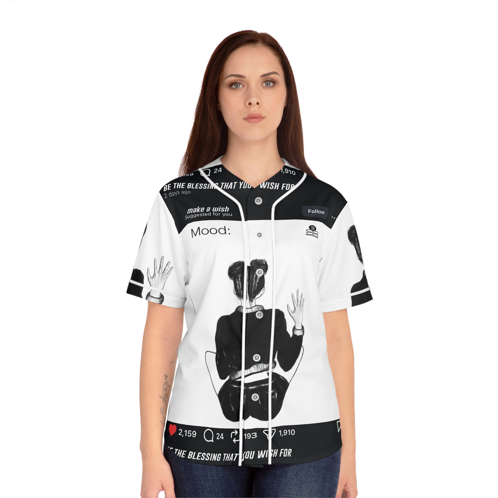 Mood: Blessed Baseball Jersey | Graphic Top