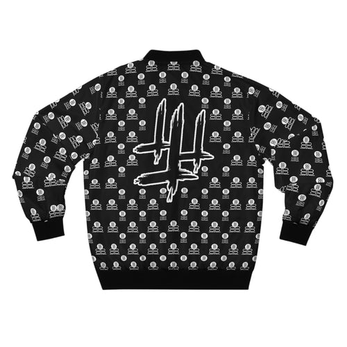 Badblood Retro Monogram Bomber Jacket