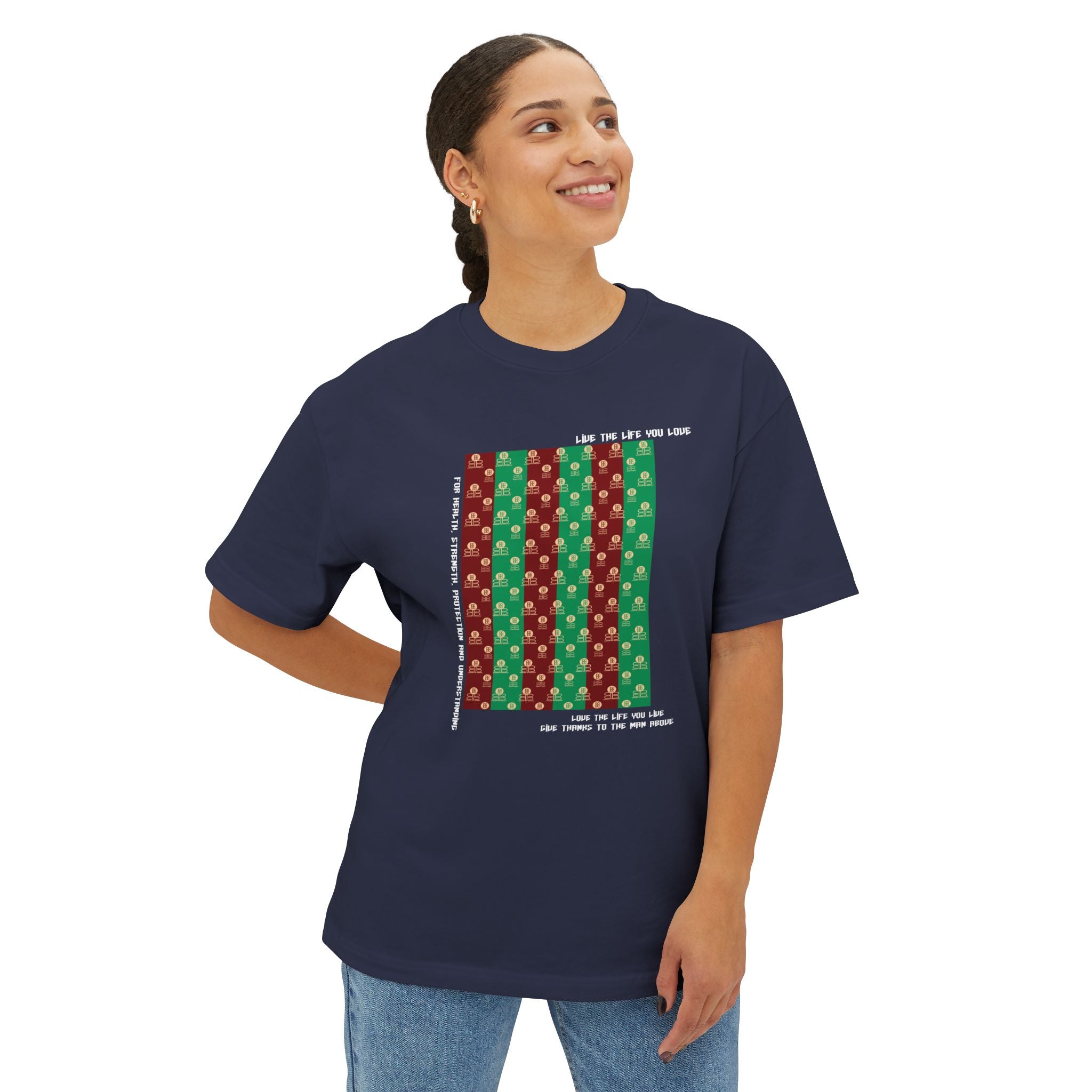 Motivational Graphic Tee — “Don’t Plan, Just Do It!” Oversized Boxy T-Shirt