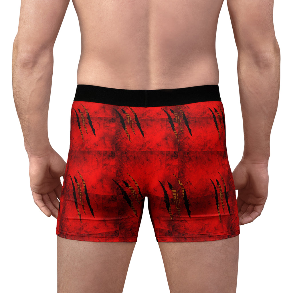 Red Boxer Briefs | Abstract Print