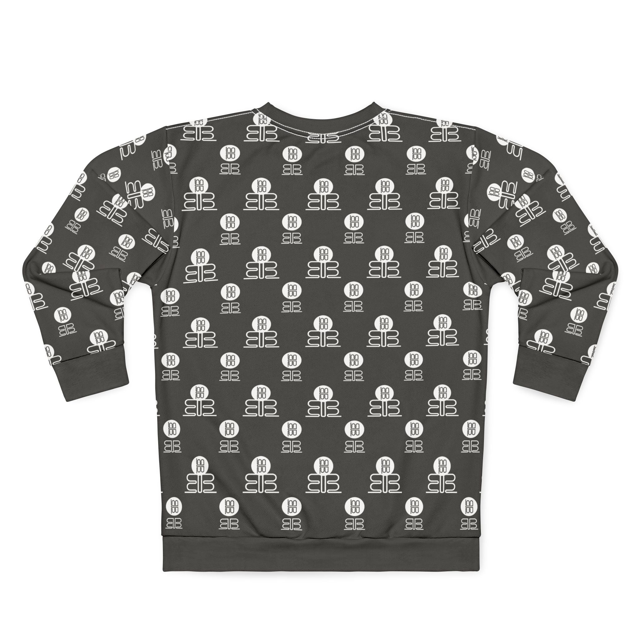 BadBlood Logo Sweatshirt — Patterned Branded Crewneck