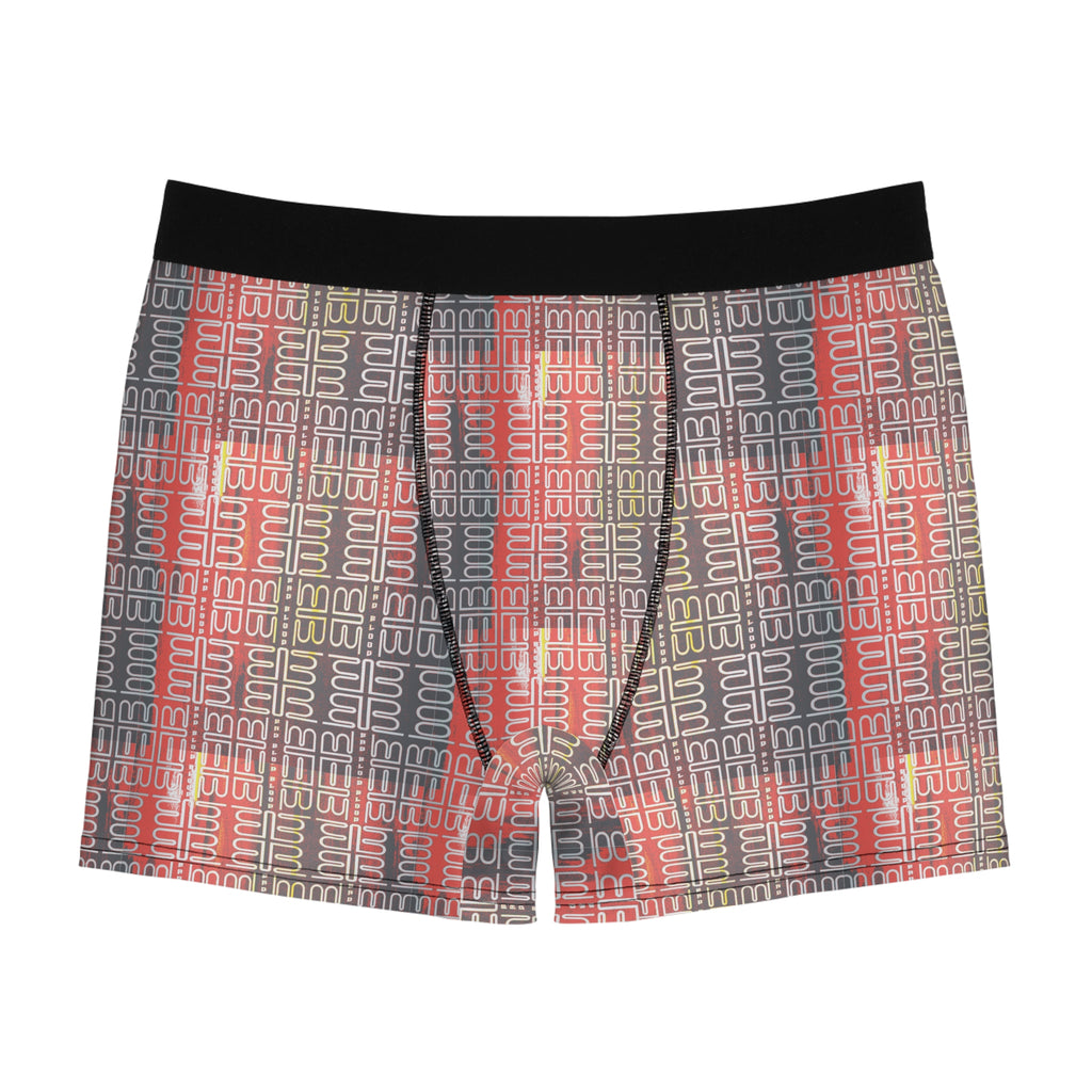 Boxer Briefs | Abstract Grid BB Print