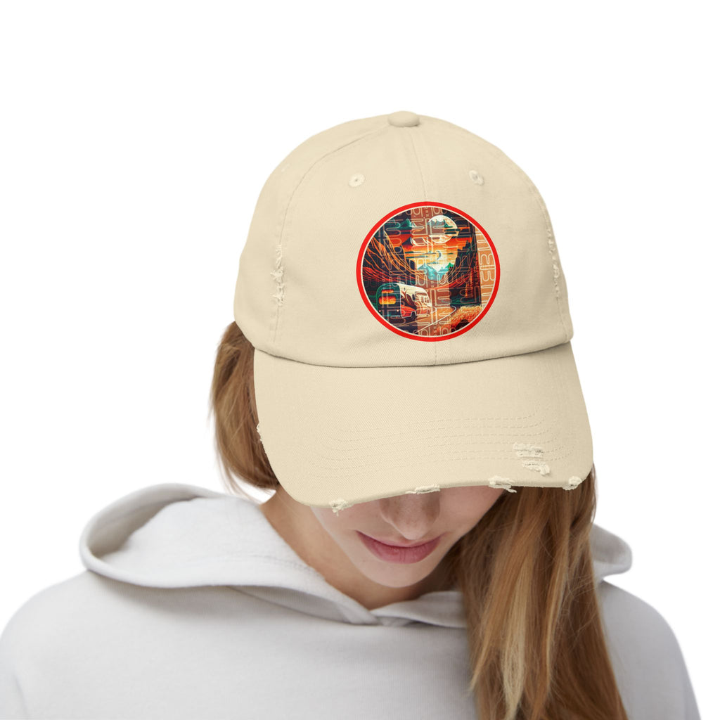 Unisex Distressed Cap