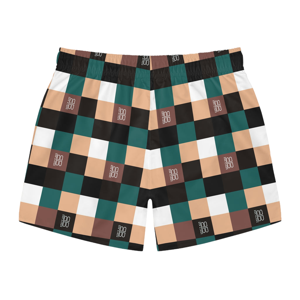 Checkerboard BB Swim Trunks