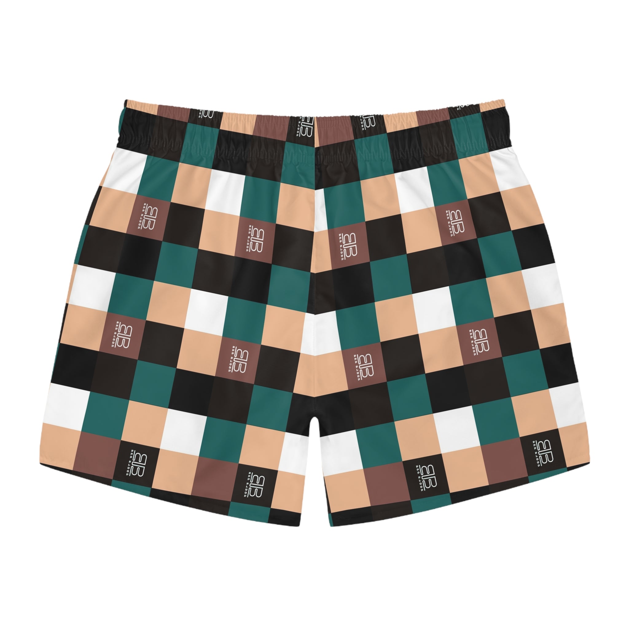 Checkerboard BB Swim Trunks
