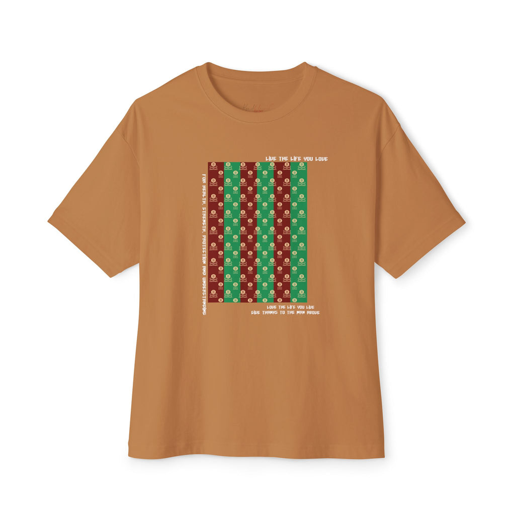 Motivational Graphic Tee — “Don’t Plan, Just Do It!” Oversized Boxy T-Shirt