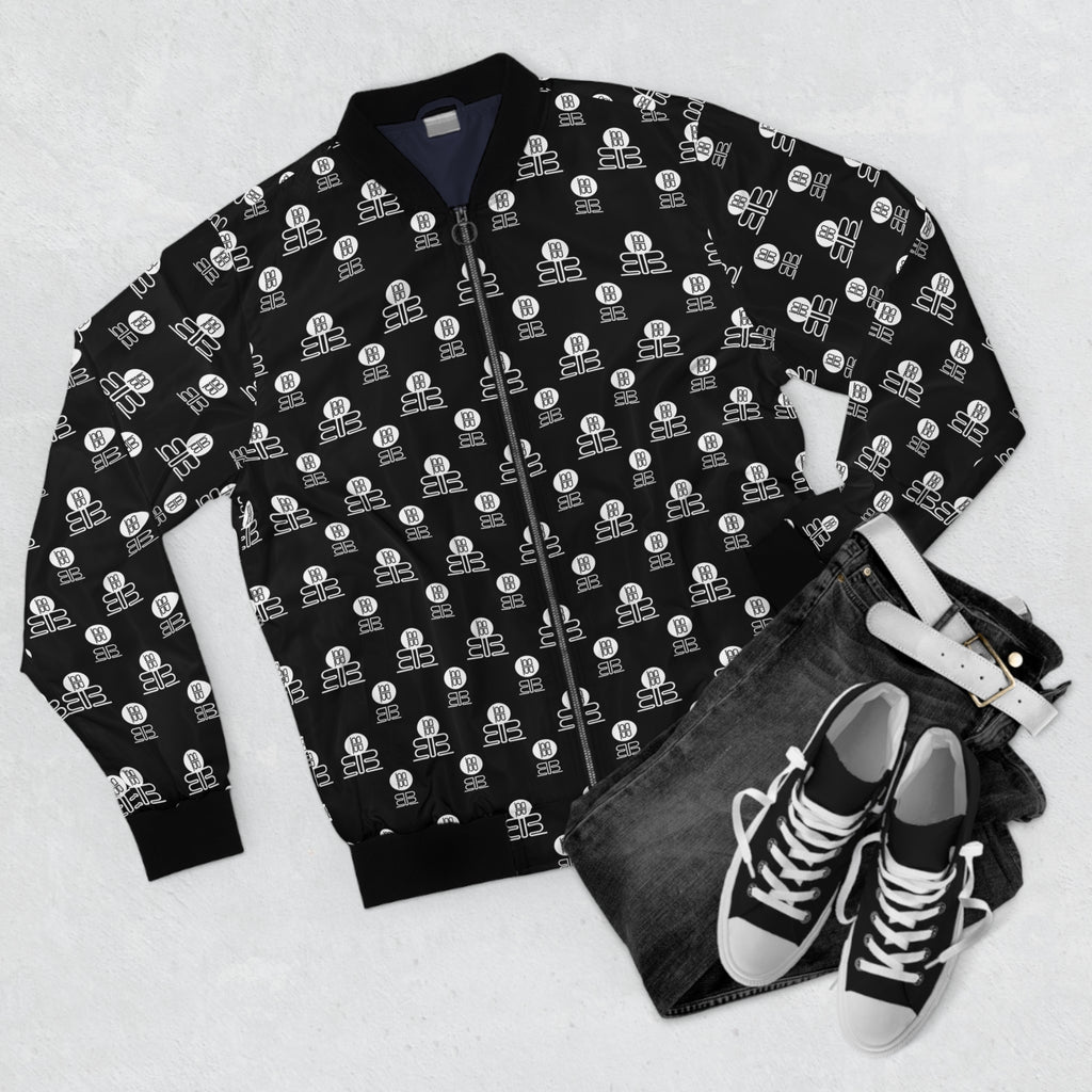 Badblood Retro Monogram Bomber Jacket
