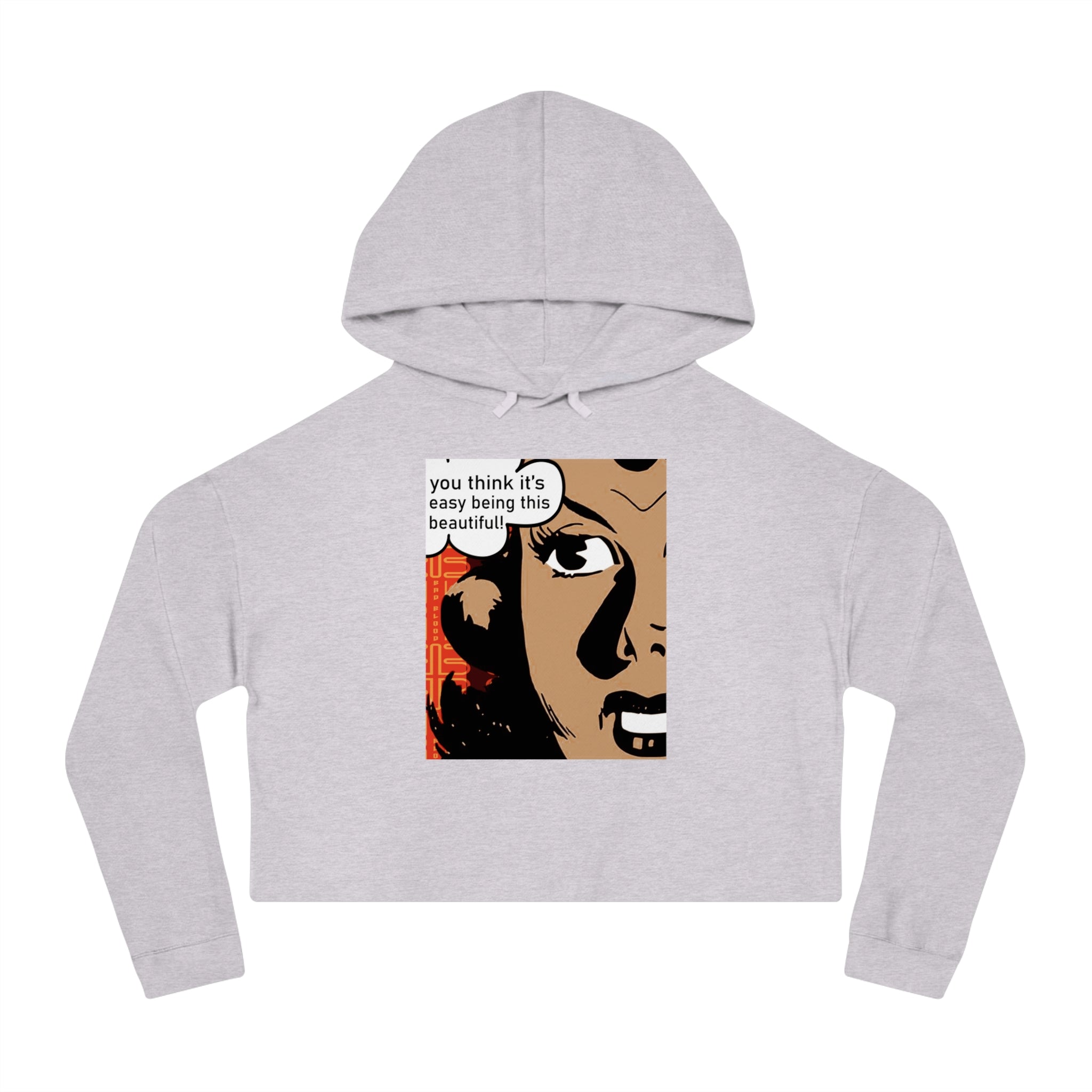 Badblood Confidence Cropped Hoodie | Women's Streetwear Cropped Sweatshirt