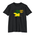 Make Jamaica Great Again T-shirt | Jamaican Flag Map Distressed