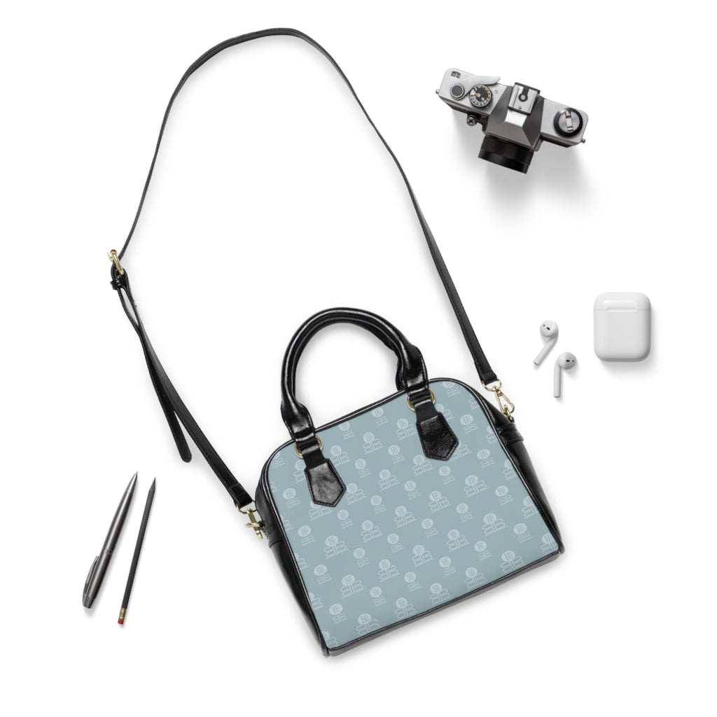 Sky Blue BadBlood Shoulder Handbag — Minimalist Satchel