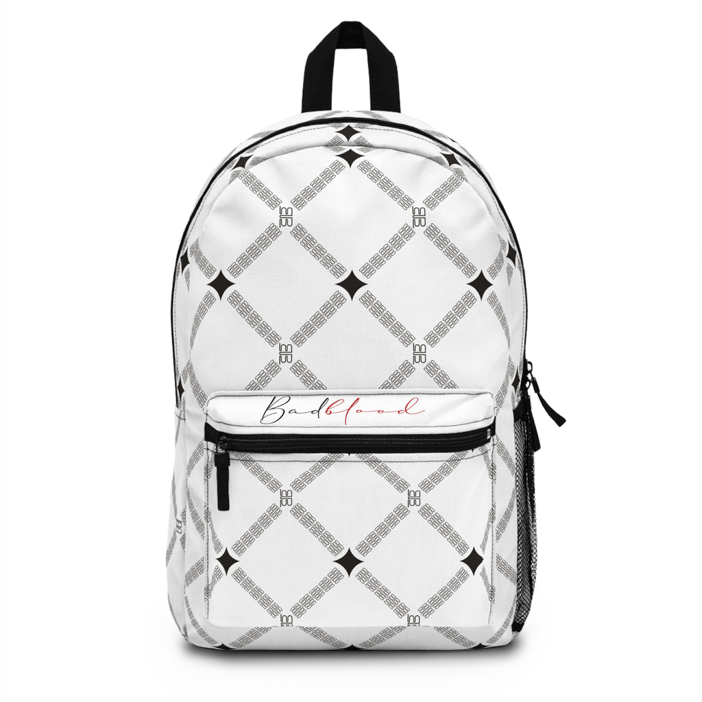 BadBlood Signature Pattern Backpack | Unisex Everyday Bag | Original Streetwear Design