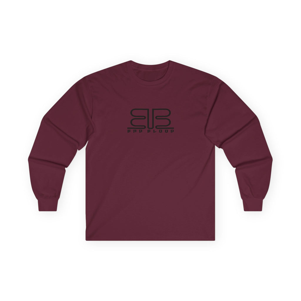 Abstract Female Portrait Graphic Long Sleeve Tee | Split Photo Collage