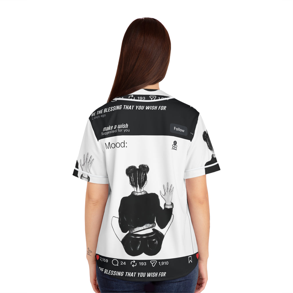 Mood: Blessed Baseball Jersey | Graphic Top