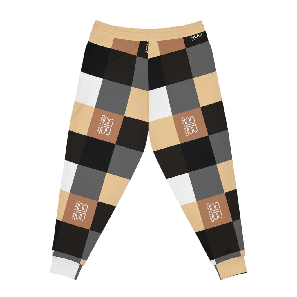 Checked Plaid Athletic Joggers
