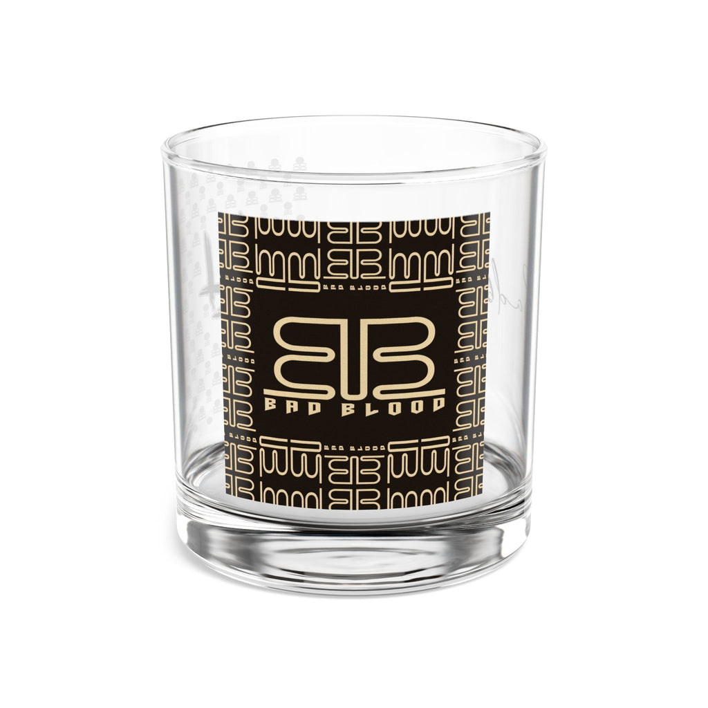 BAD BLOOD Logo Rocks Glass | 10-oz Whiskey Tumbler