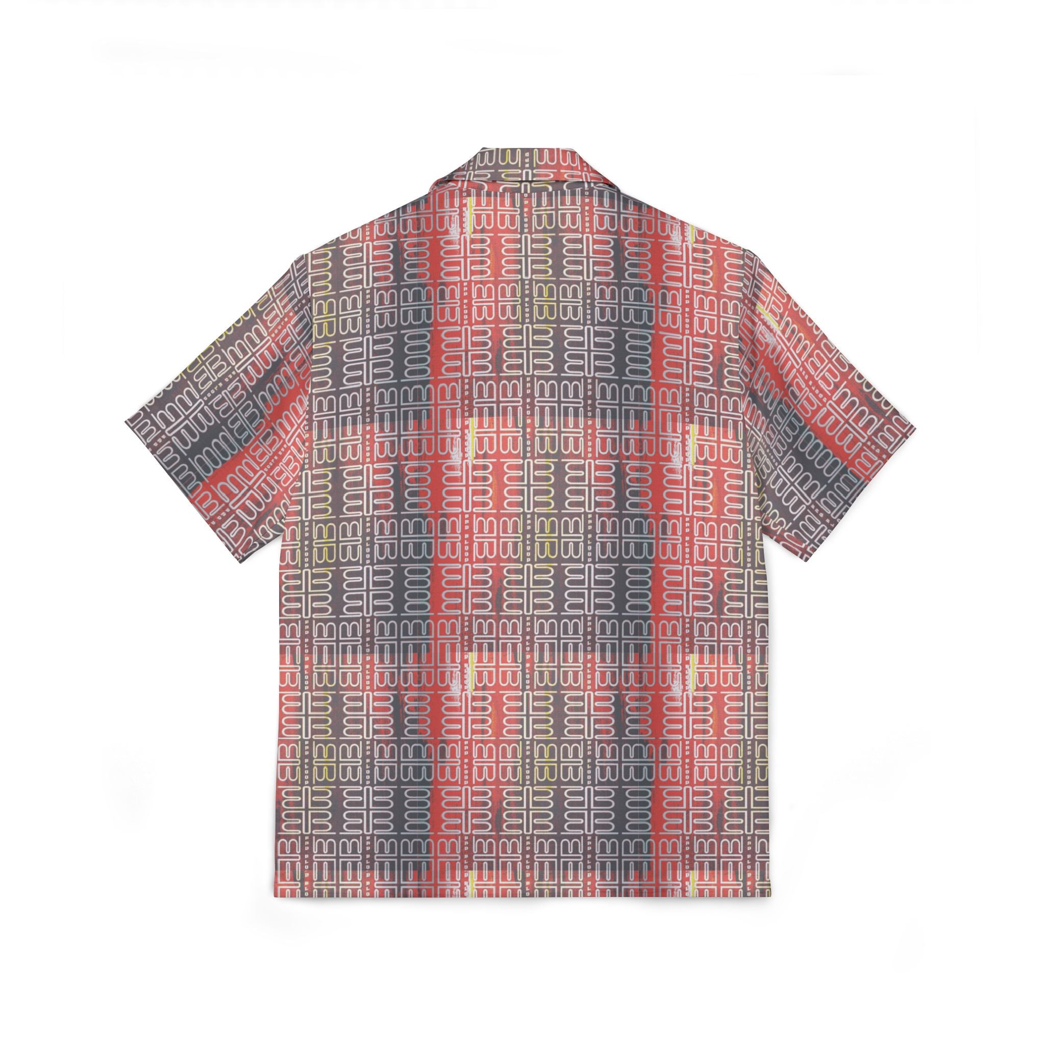 BadBlood Logo Geometric Button-Up Shirt