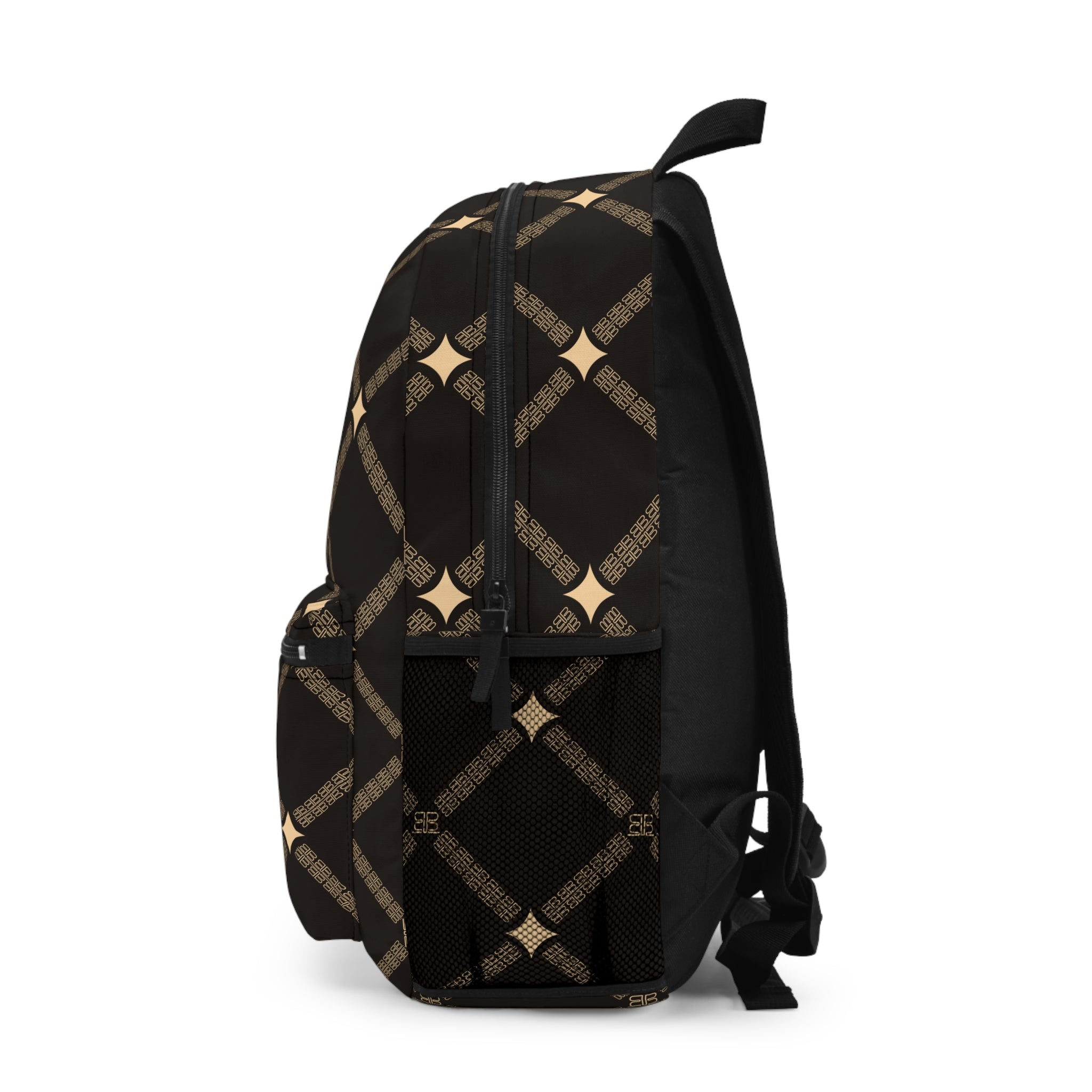 Badblood Icon Geometric Backpack|Brown