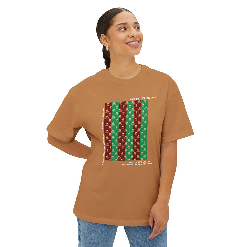 Motivational Graphic Tee — “Don’t Plan, Just Do It!” Oversized Boxy T-Shirt