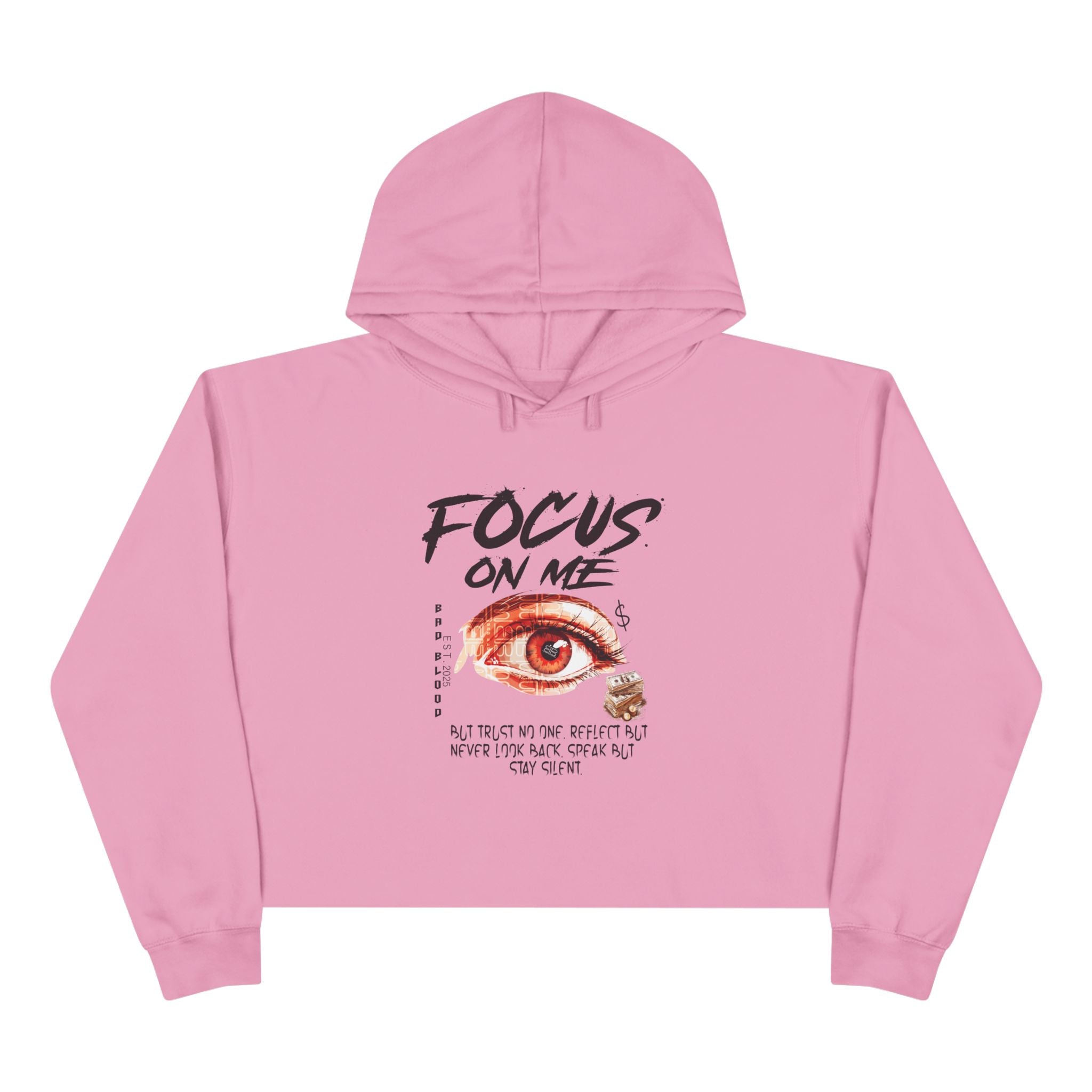 Focus On Me: Crop Hoodie