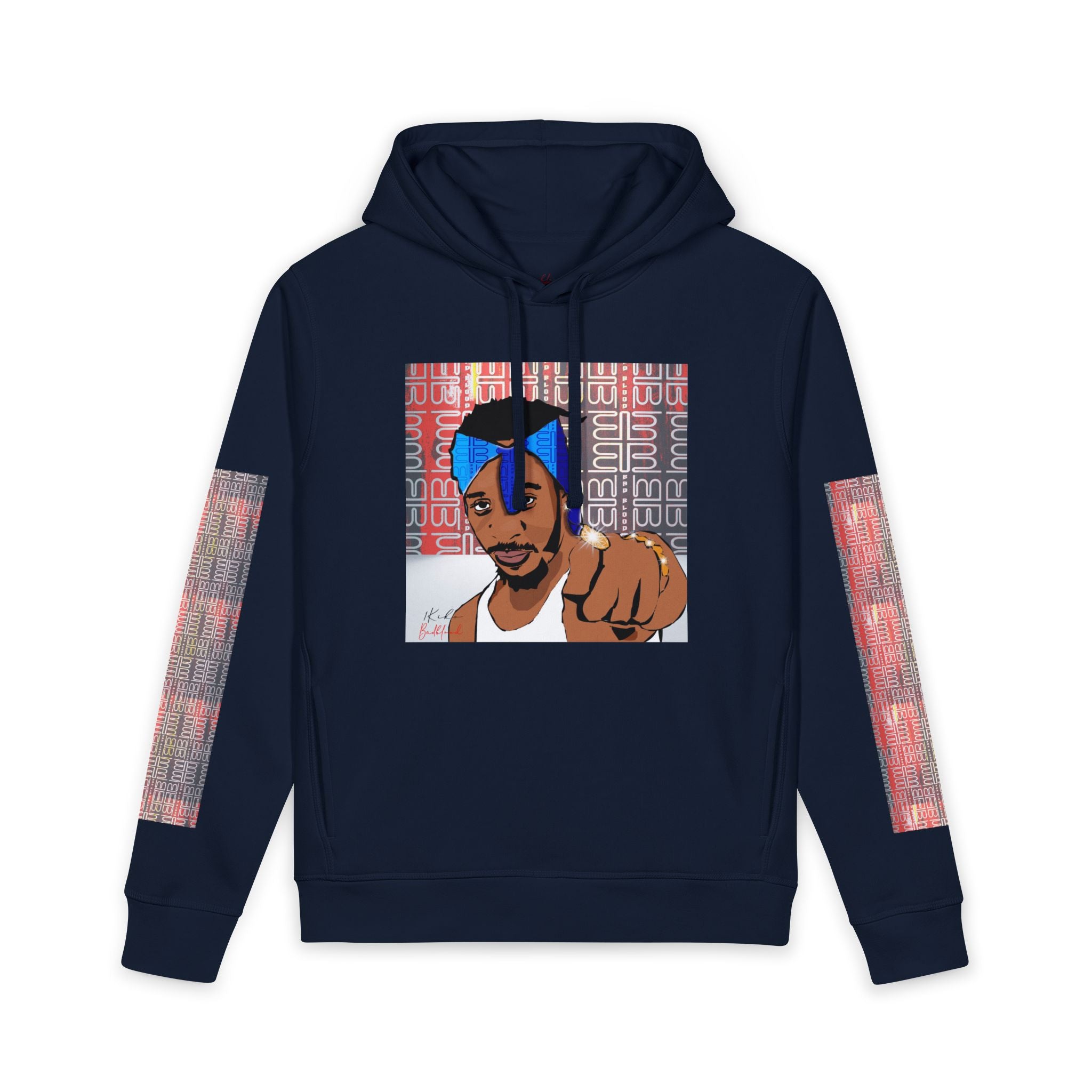 1Kiko Portrait Badblood Mood Hoodie