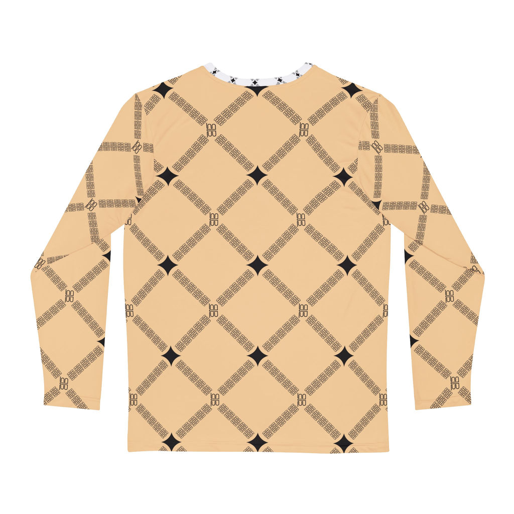 Men's Diamond pattern Long Sleeve Shirt