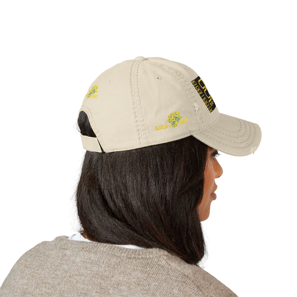 Distressed Dad Hat (Embroidery)