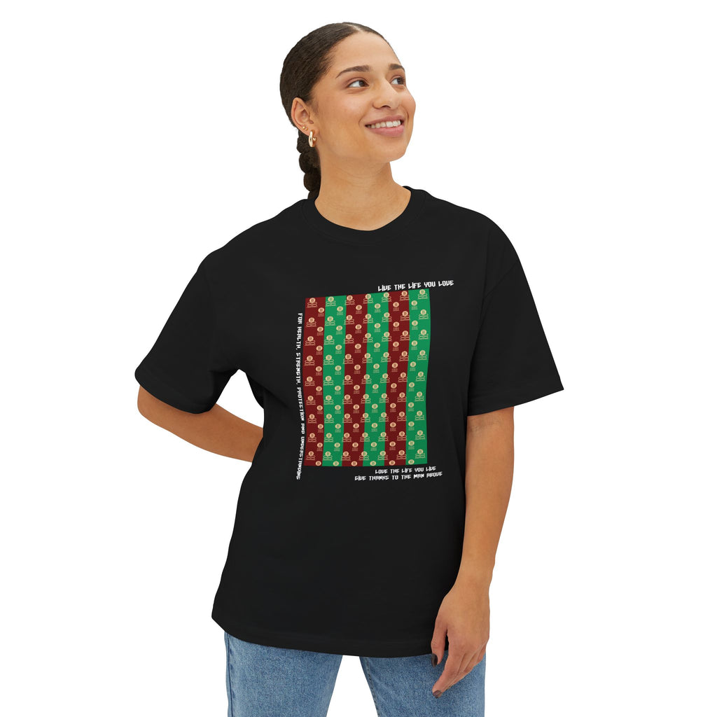 Motivational Graphic Tee — “Don’t Plan, Just Do It!” Oversized Boxy T-Shirt