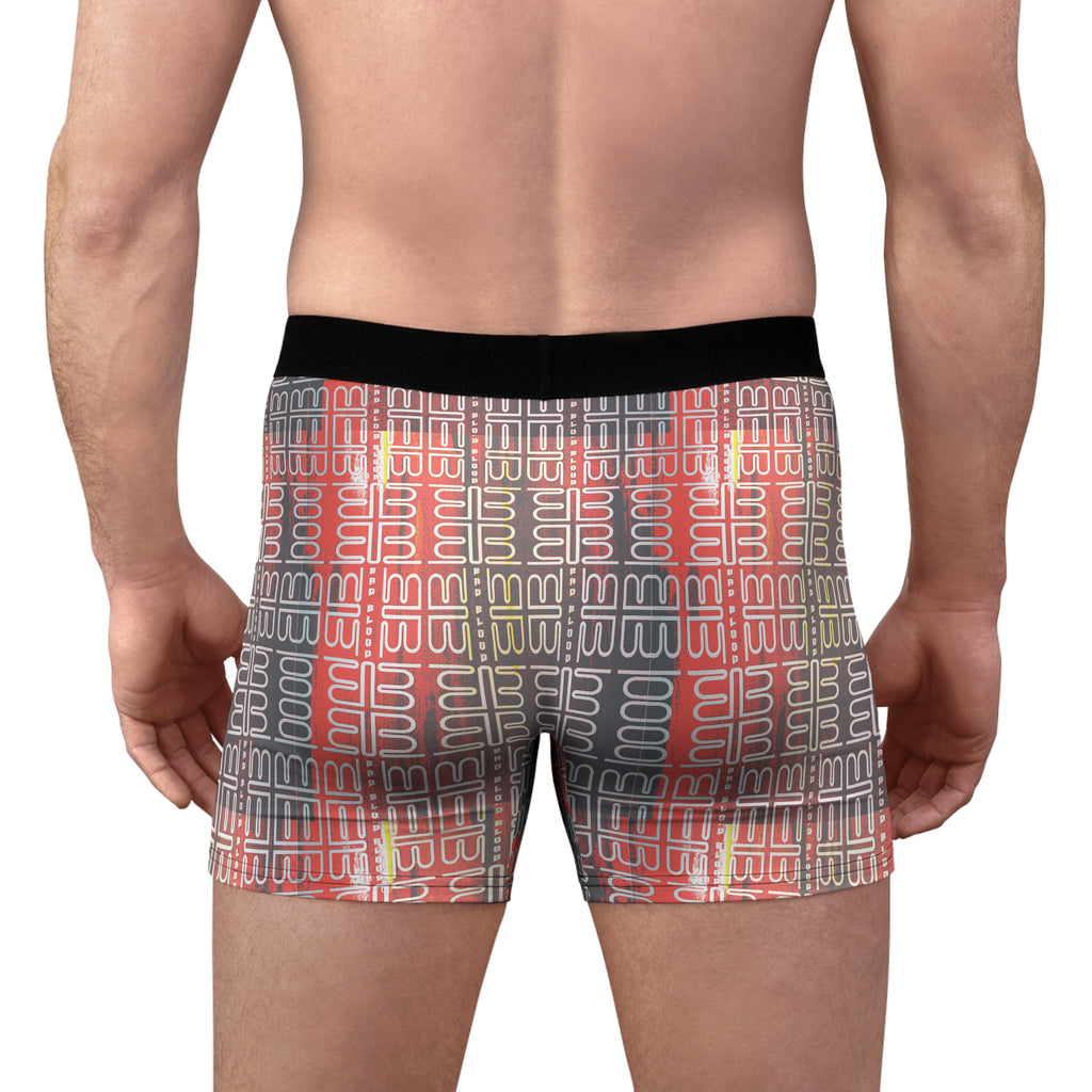 Boxer Briefs | Abstract Grid BB Print
