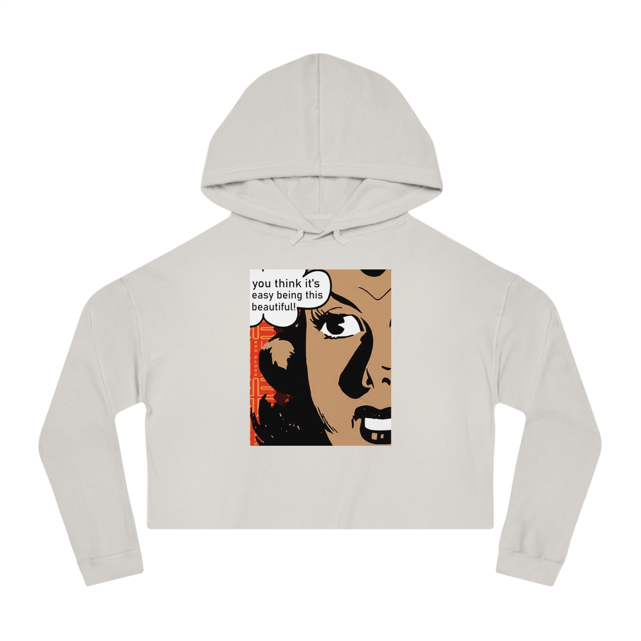 Badblood Confidence Cropped Hoodie | Women's Streetwear Cropped Sweatshirt