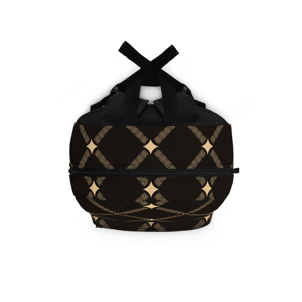 Badblood Icon Geometric Backpack|Brown