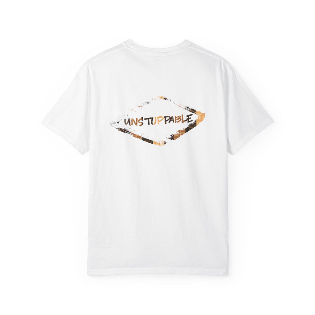 Unstoppable Brushstroke Logo T-shirt | Minimal Back Graphic