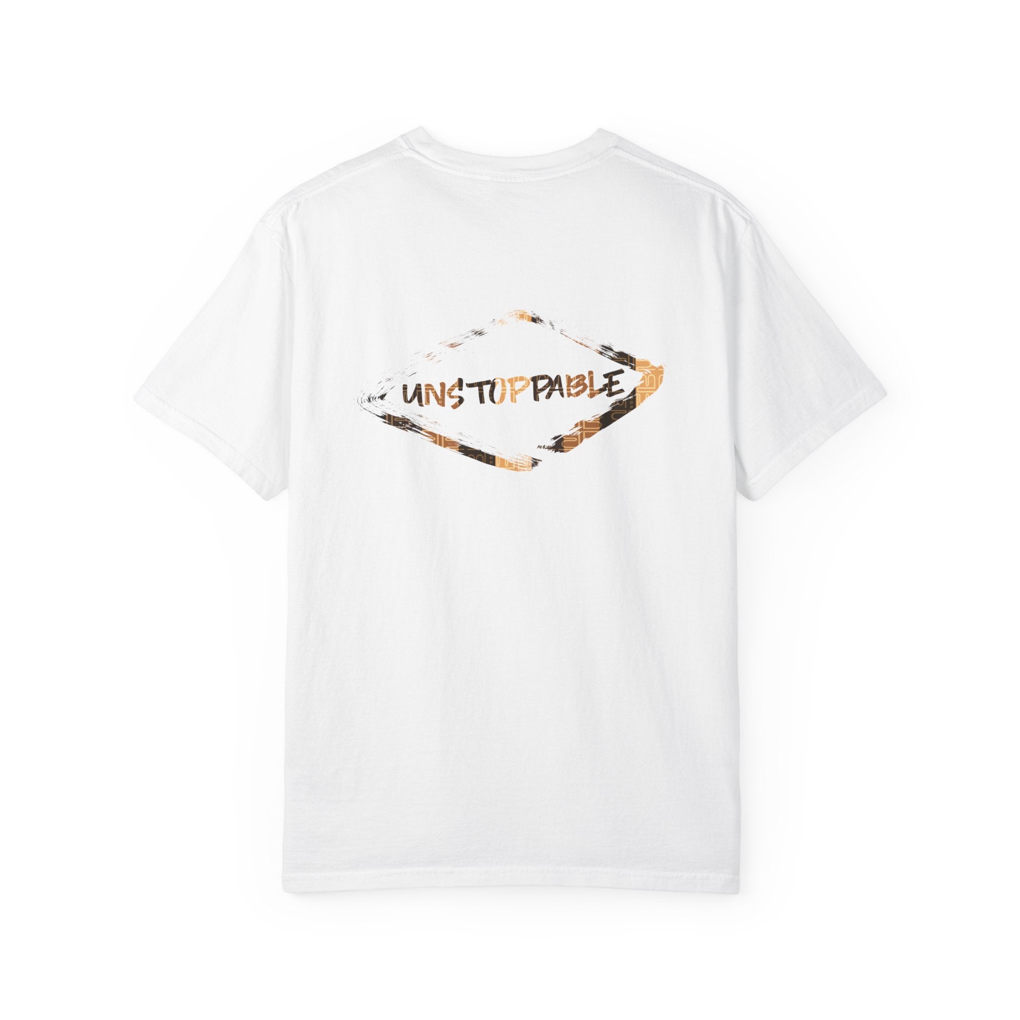 Unstoppable Brushstroke Logo T-shirt | Minimal Back Graphic