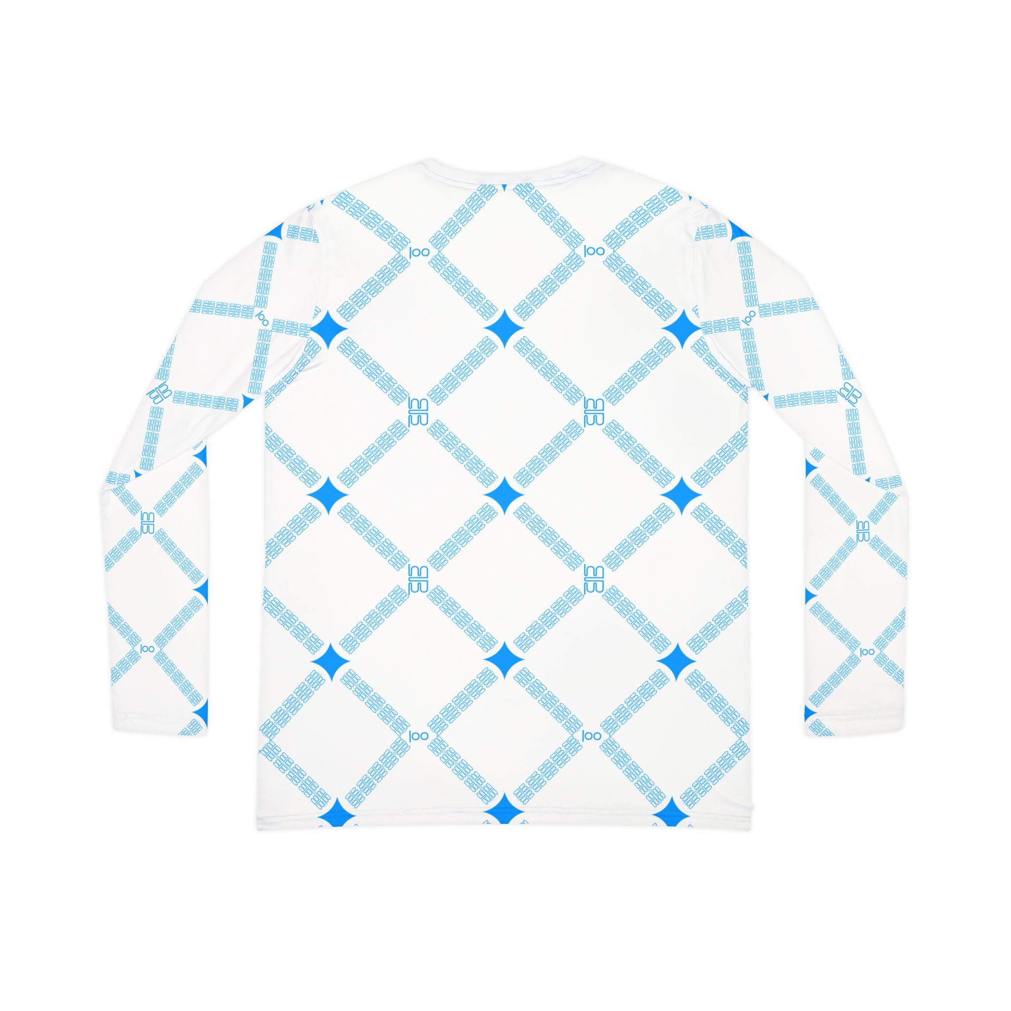 Geometric Pattern V-Neck Top for Women | Lightweight Long Sleeve Shirt