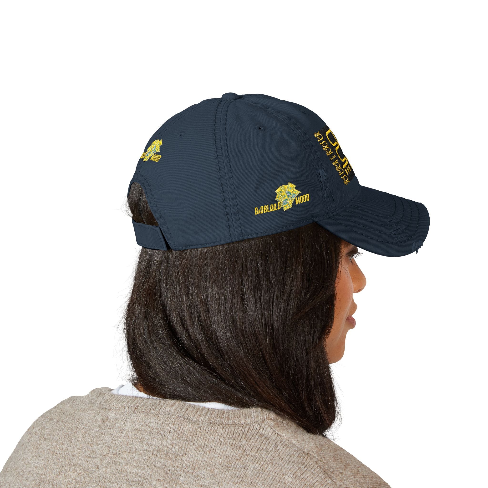 Distressed Dad Hat (Embroidery)